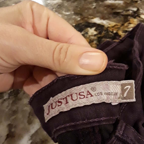 Junior deep purple skinny jeans - Picture 2 of 2